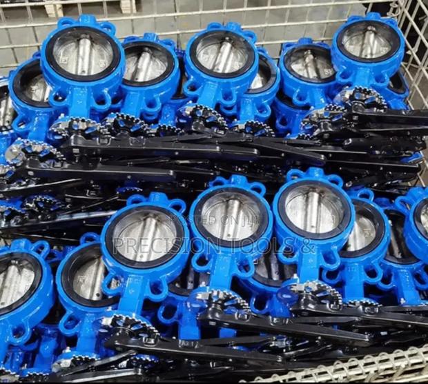 8" Butterfly Gate Valve Body Wcb, Plate 304, Rod 2cr13 34kg