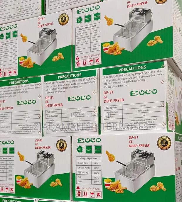 Ecco Single Deep Fryer Fast, Safe Efficient Frying - main view