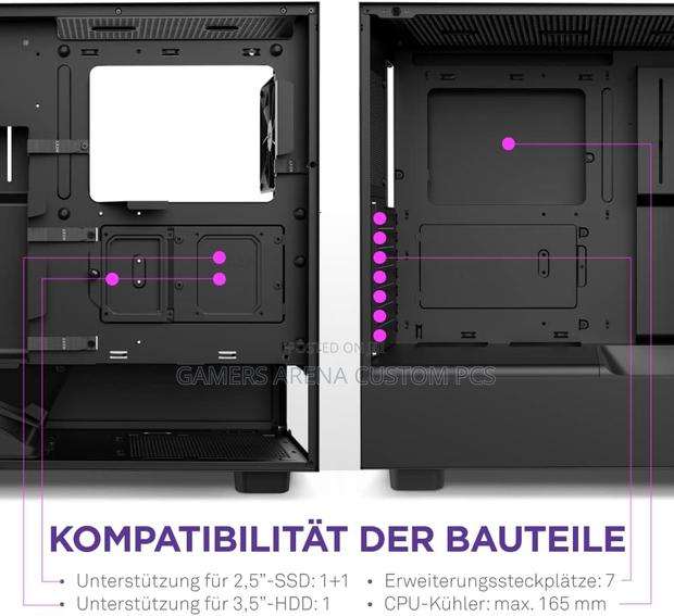 NZXT H5 Flow - Cc-H51fb-01 - Atx Mid Tower Pc Gaming Case Ex Display - thumbnail 2