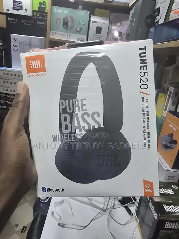 Jbl Tune 520 Wireless Bluetooth Headphones – Pure Bass Sound