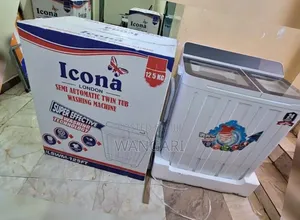 New in Stock, 12.5kgs Icona Semi Automatic Washing Machine