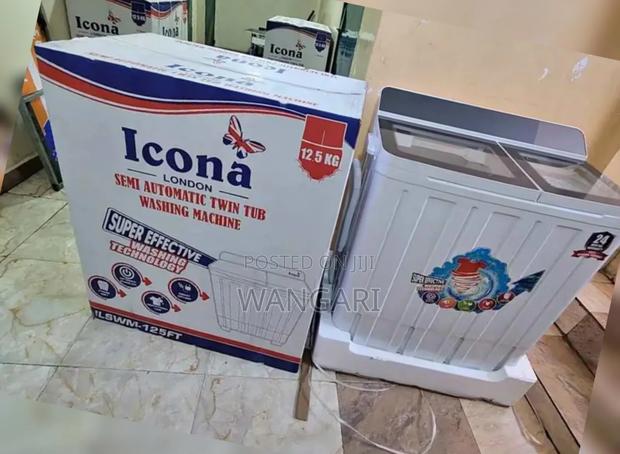 New in Stock, 12.5kgs Icona Semi Automatic Washing Machine - main view