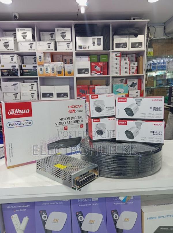Dahua 4ch Cctv System Kit 4 Cameras Reliable Complete Kits