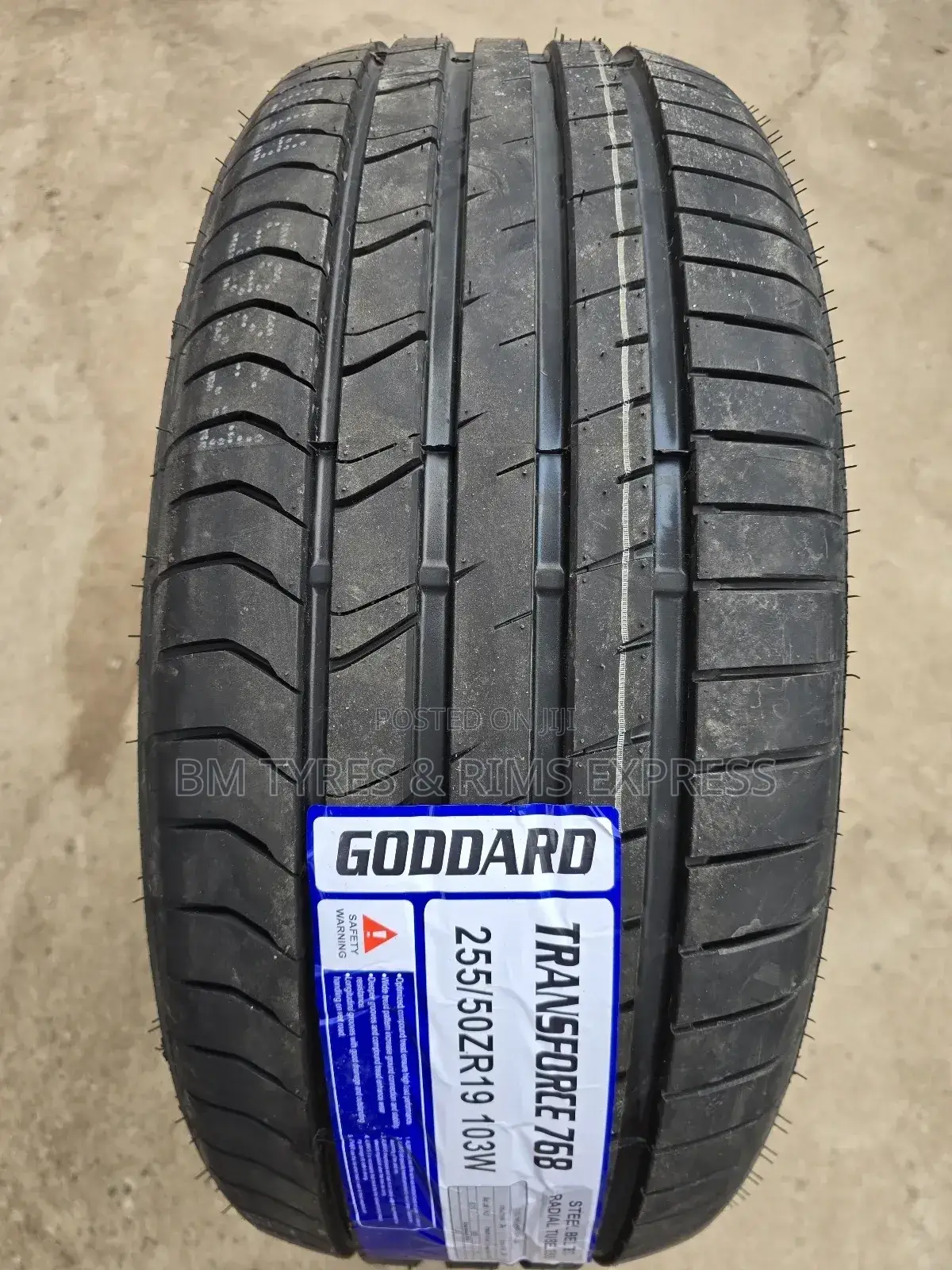 255 /50 R19 Goddard Tyres (Transforce)