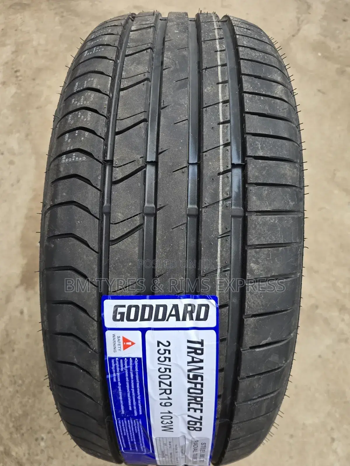 255 /50 R19 Goddard Tyres (Transforce)