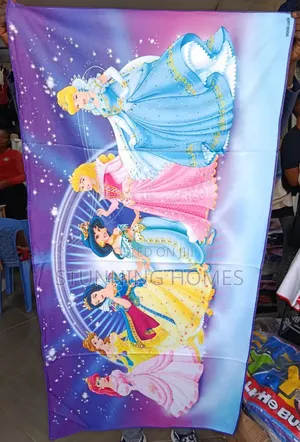 Kids Cartoon Themed Towels