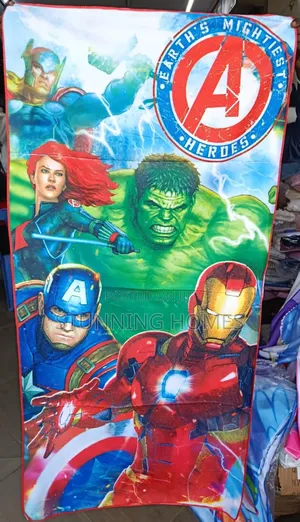 Kids Cartoon Themed Towels