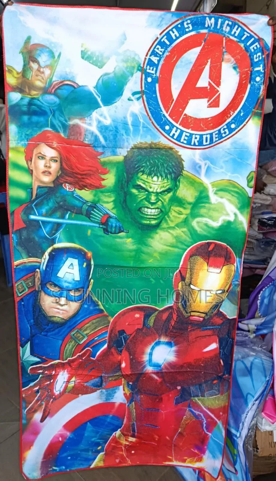 Kids Cartoon Themed Towels