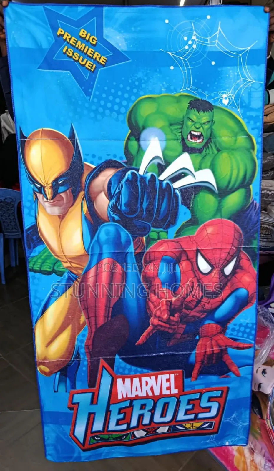 Kids Cartoon Themed Towels