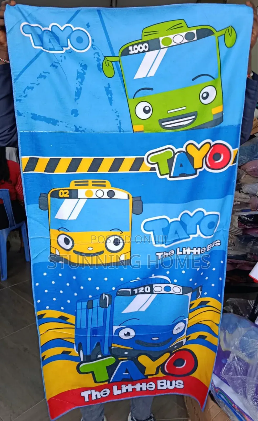 Kids Cartoon Themed Towels