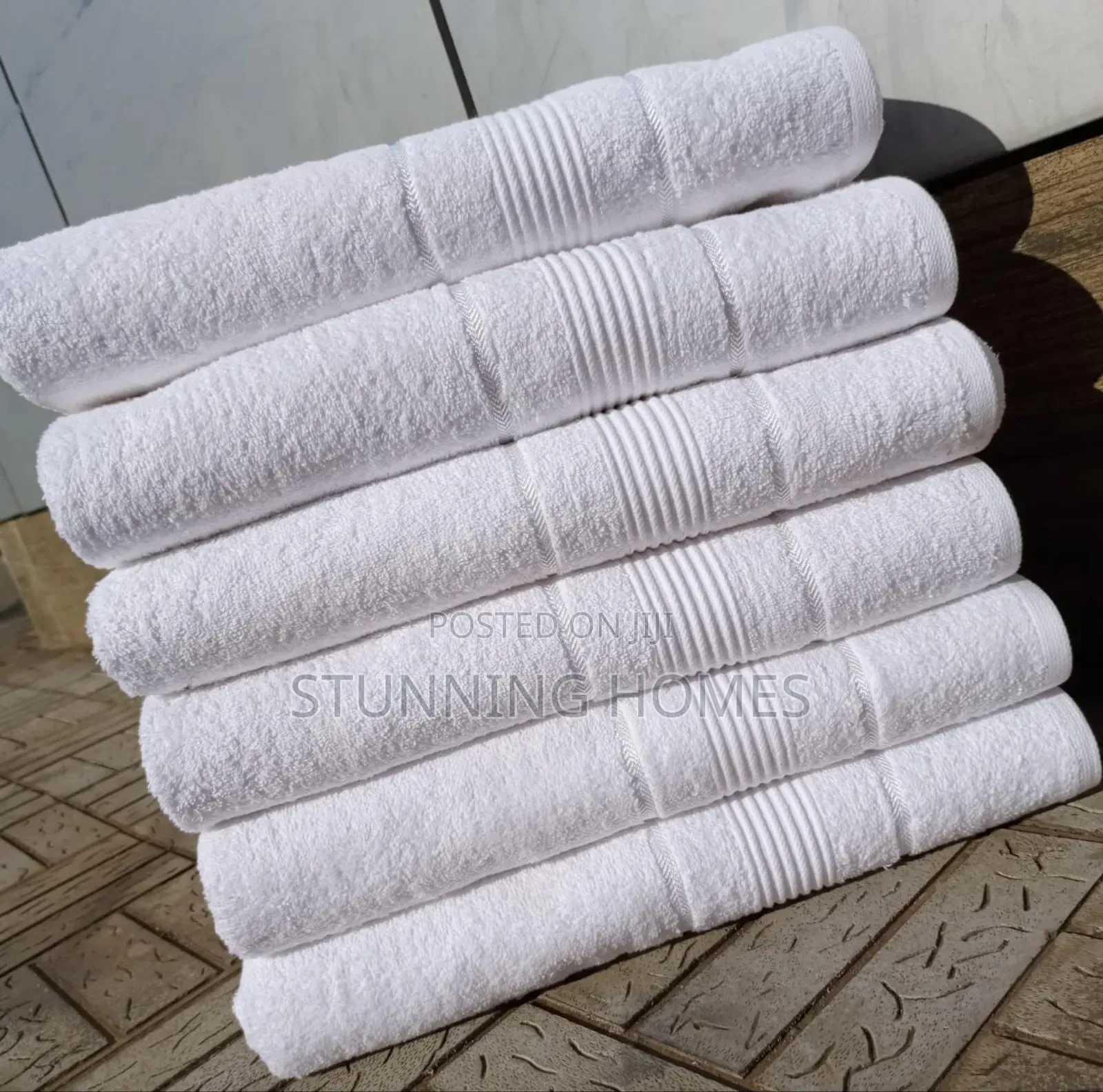 Luxury White Bath Towels