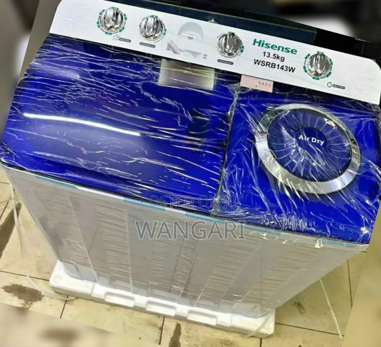 13kgs (Wsrb 143w) Hisense Semi Automatic Washing Machine