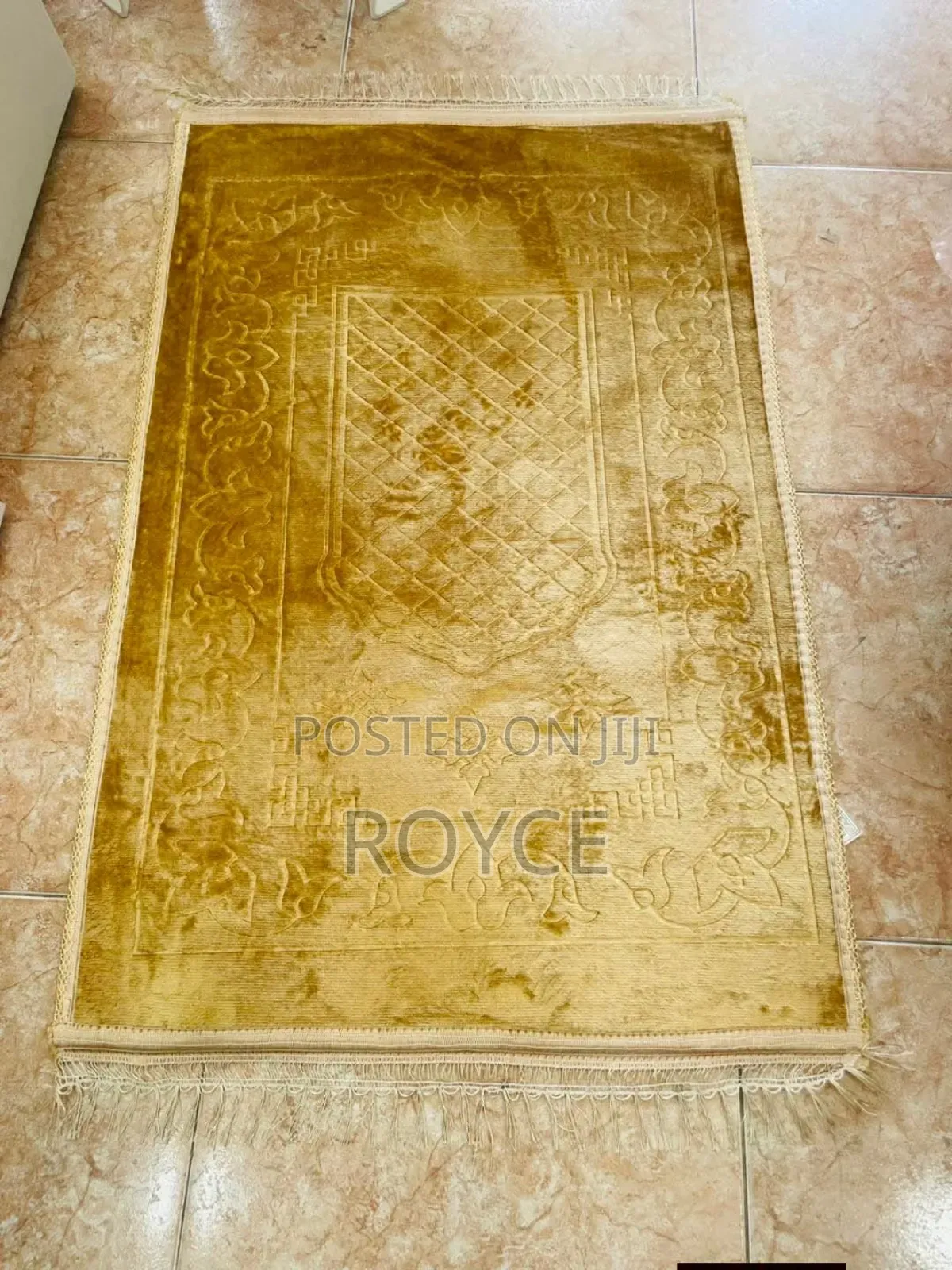 Velvet Islamic Prayer Mat-{ 120cm* 80cm}