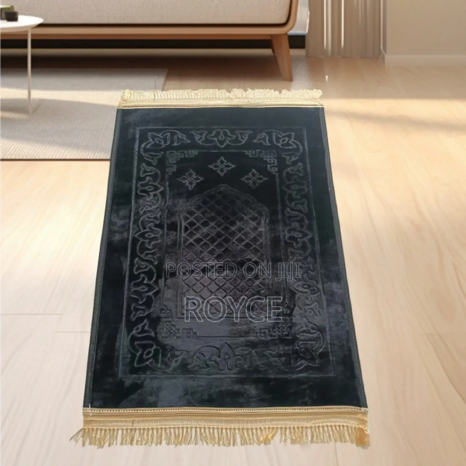 Velvet Islamic Prayer Mat-{ 120cm* 80cm}