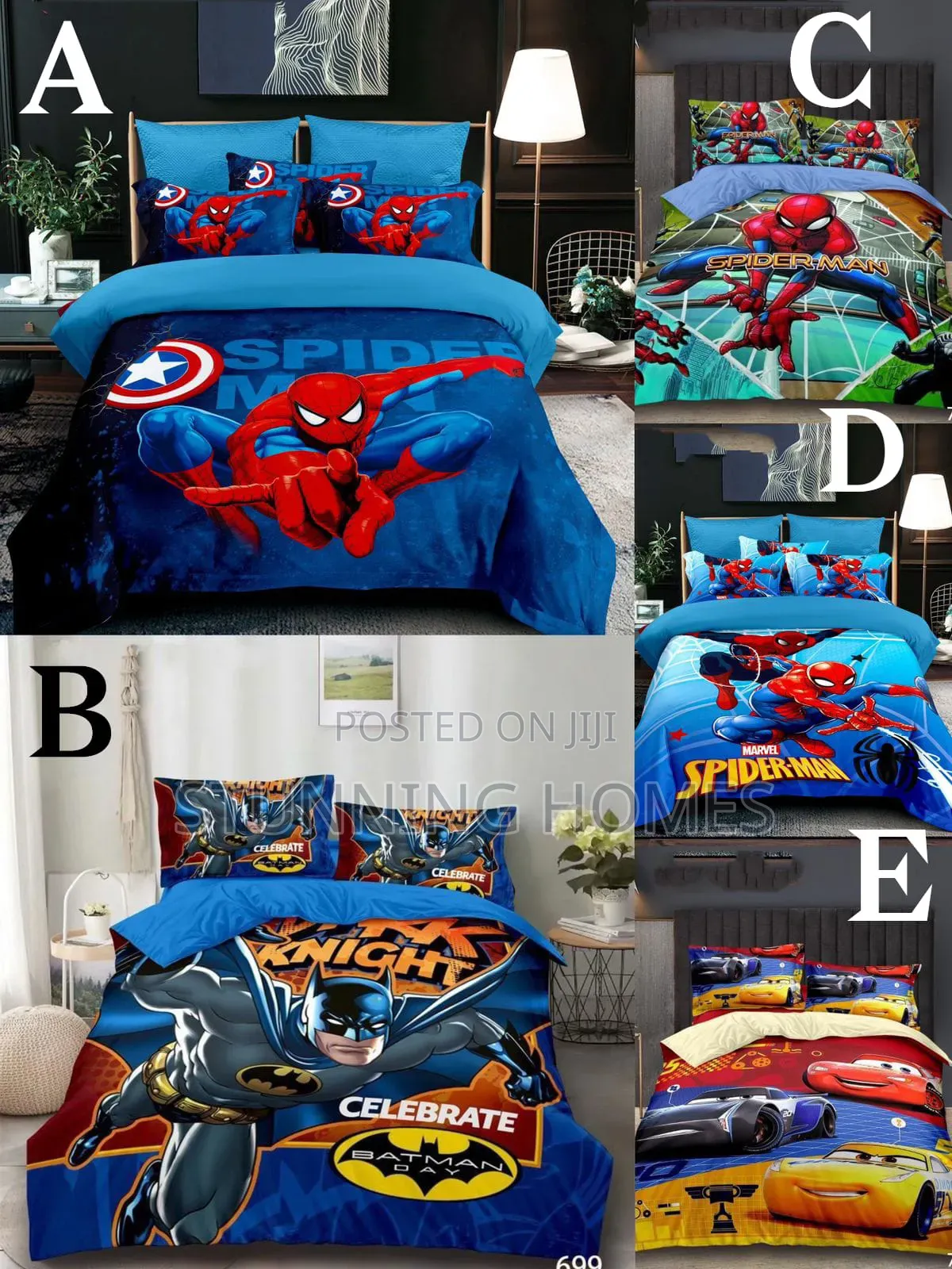 Boys Cartoon Themed Duvets Set