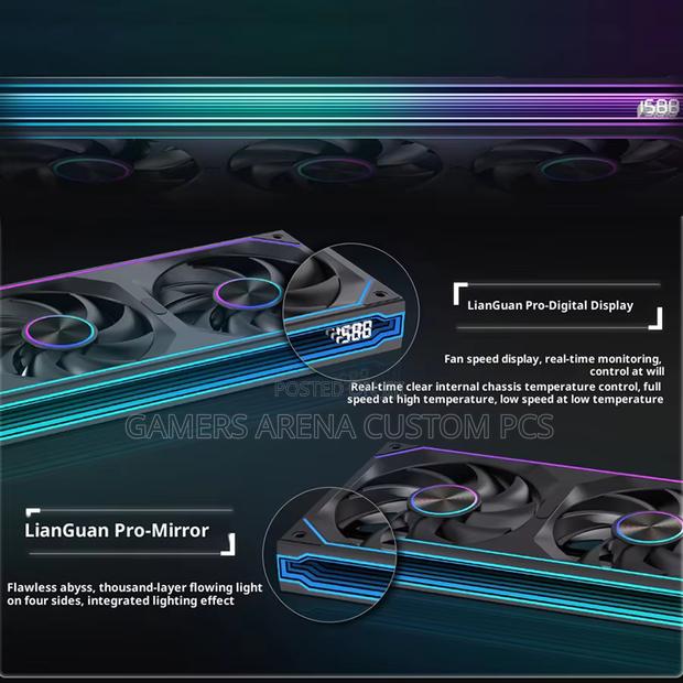 Lovingcool Coherent Lg Pro-240 Pc Fan Argb Chassis Case Fan - thumbnail 2