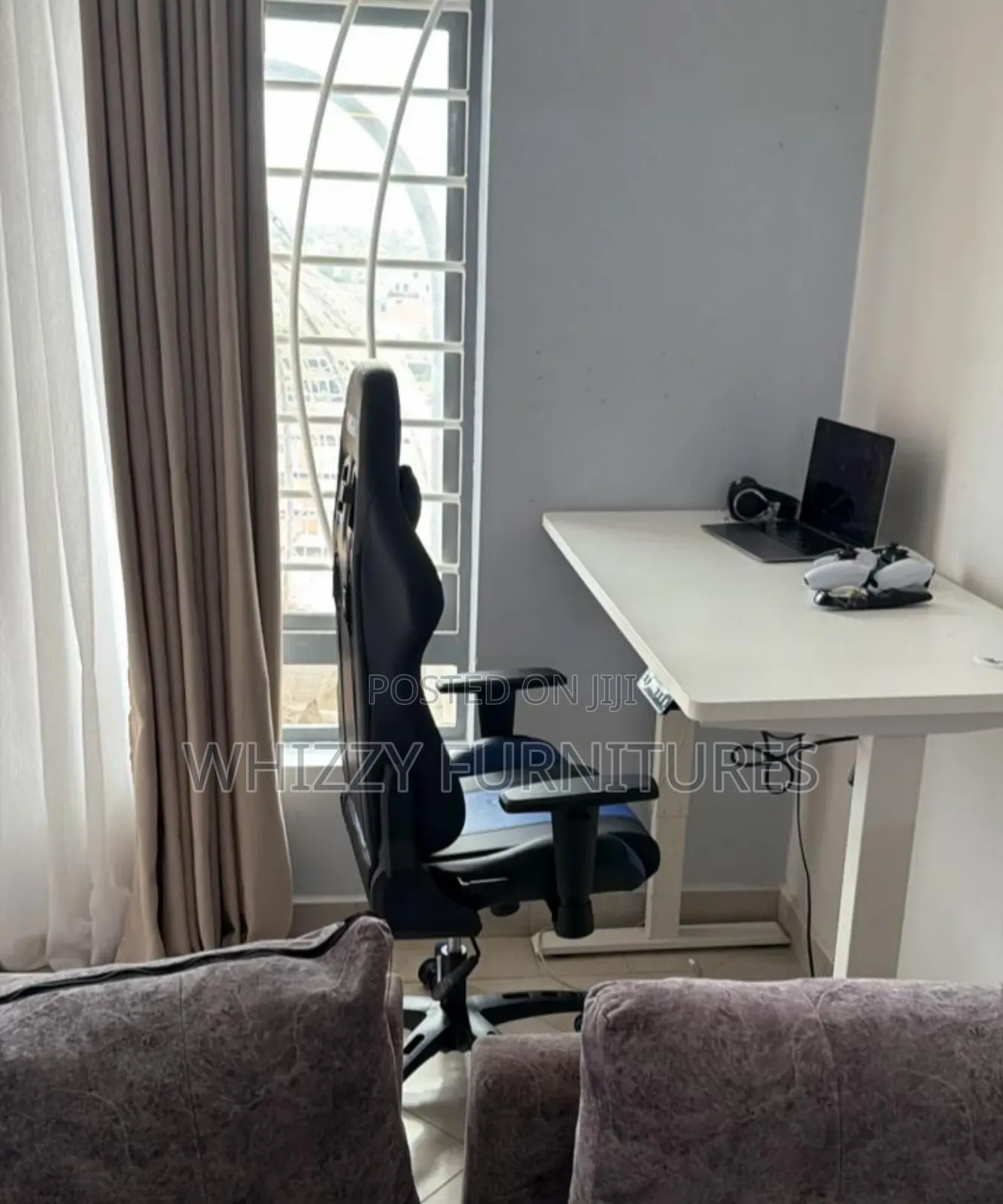 Home Electric Adjastable Desk And Gaming Chair