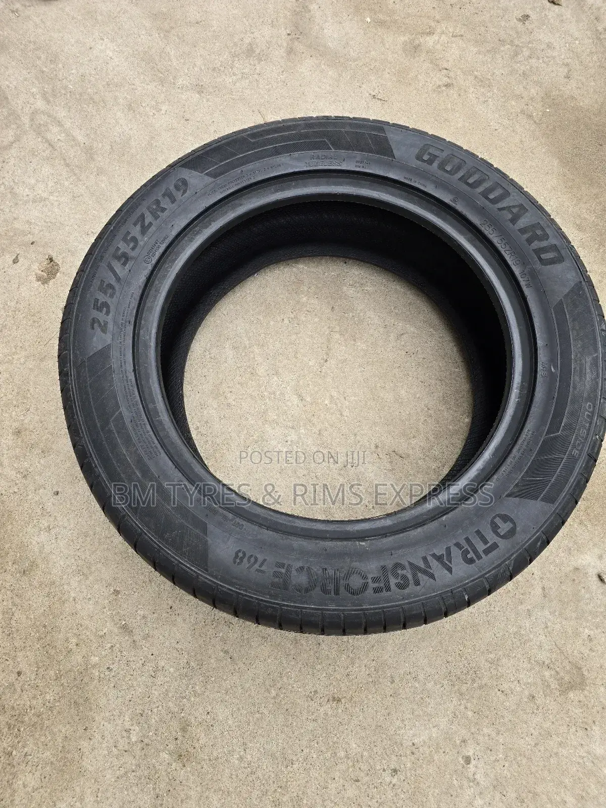 255 /55 R19 Goddard Tyres (New Technology)