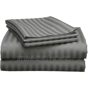 Luxurious Stripped Cotton Bedsheets