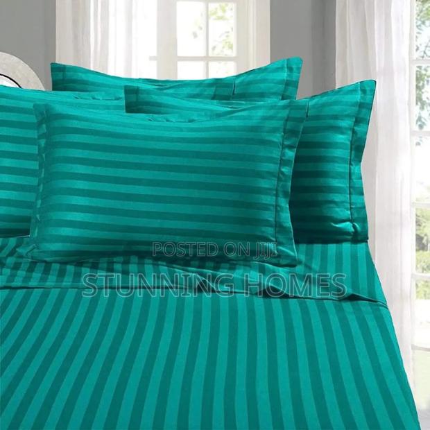 Luxurious Stripped Cotton Bedsheets - thumbnail 6