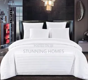 Hotel Quality Stripped Duvet Cover Set