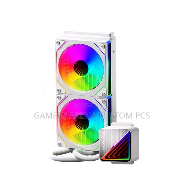 Zeromaster 240 Argb RGB Radiator Aio Liquid Cpu Cooler Intel Amd - thumbnail 2