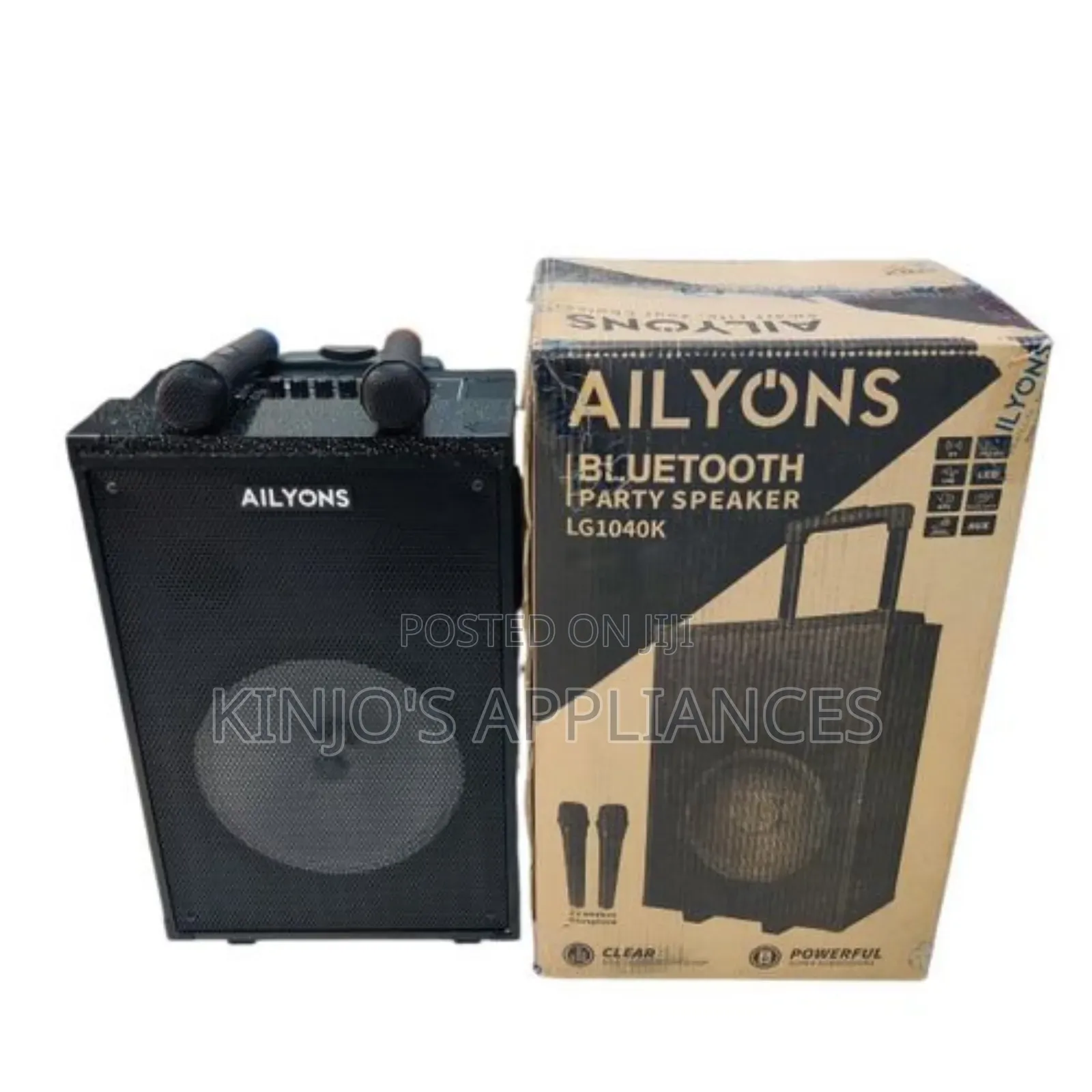 Ailyons Portable Speaker;
10 Inches