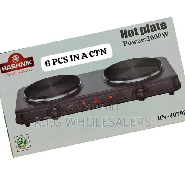 Rashnik Double Hot Plate Electric Cooker – 2000w Dual Burners