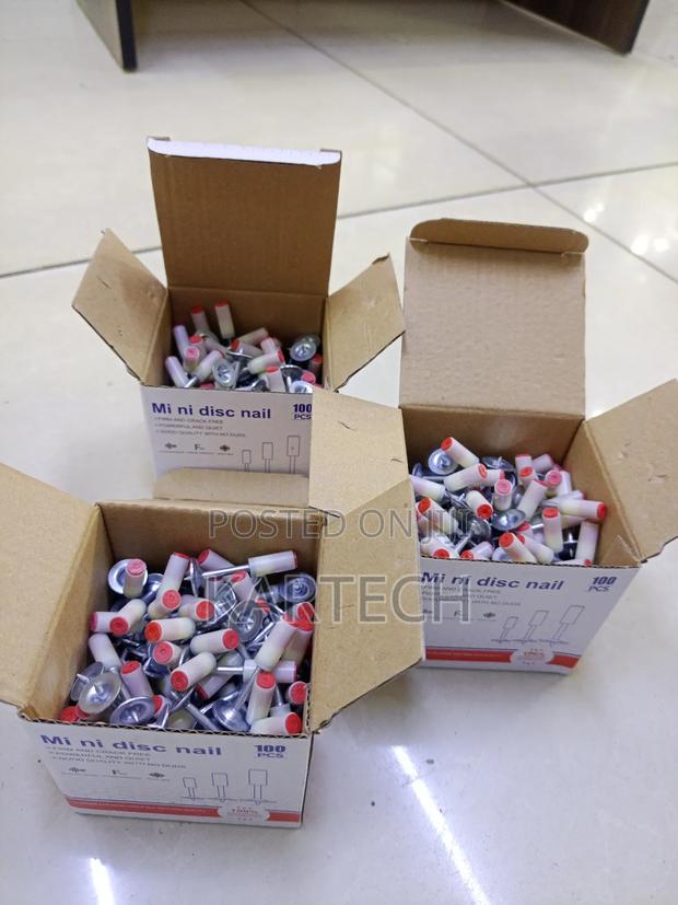 100pcs Mini Disc Fixing Nails for Gypsum, Insulation Roofing Sheets