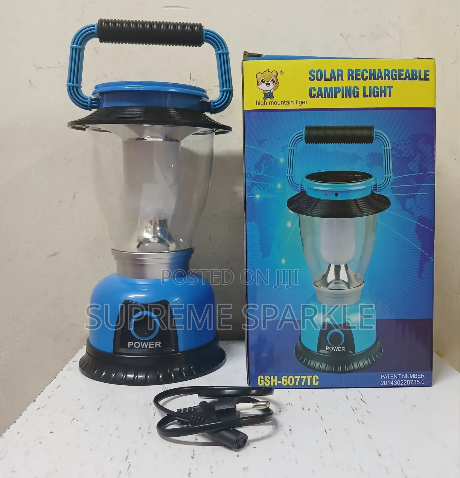 Solar Rechargeable Camping Light