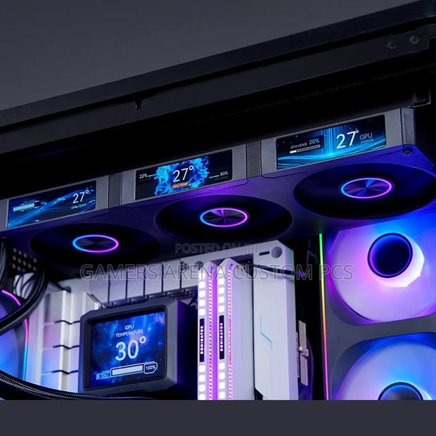 Jonsbo Tf3-360scb LCD Argb Black All in One Cpu Liquid Cooler - 360mm - thumbnail 7