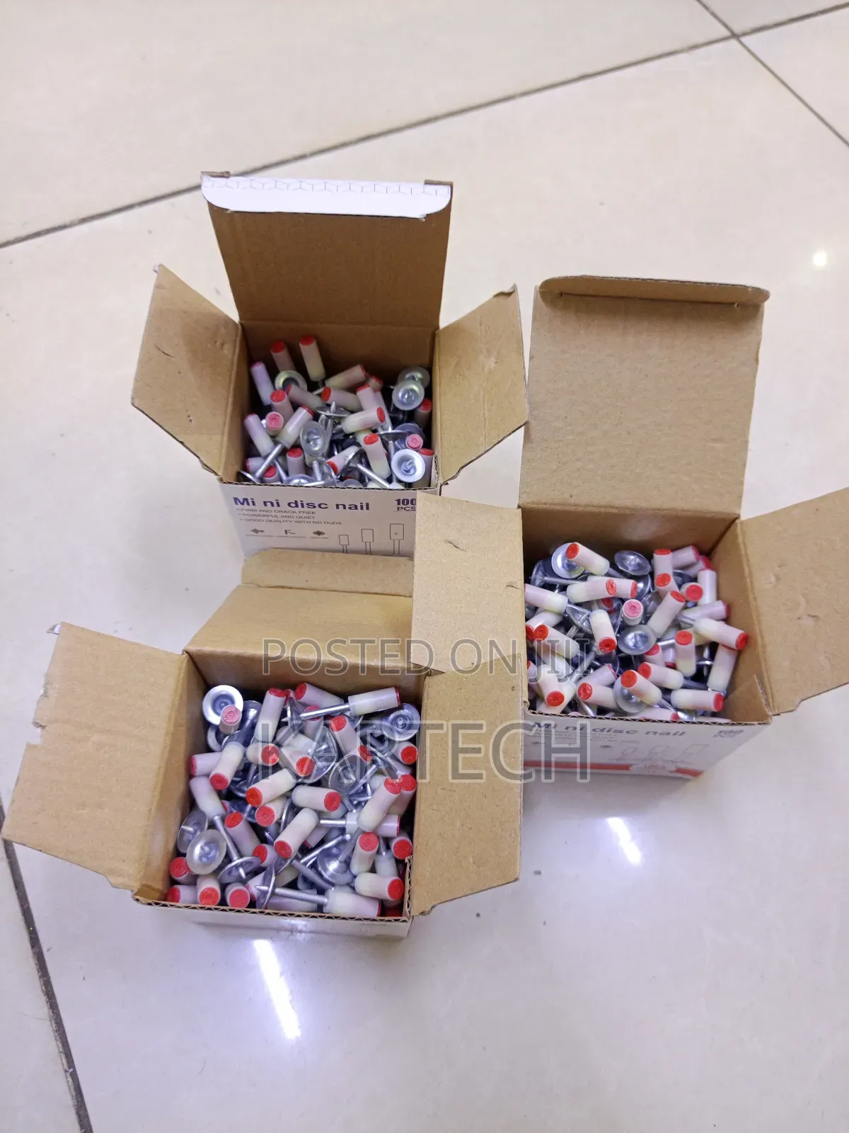 Mini Disc Rivet Nails 300 Pieces – Concrete Insulation Fixing Nails