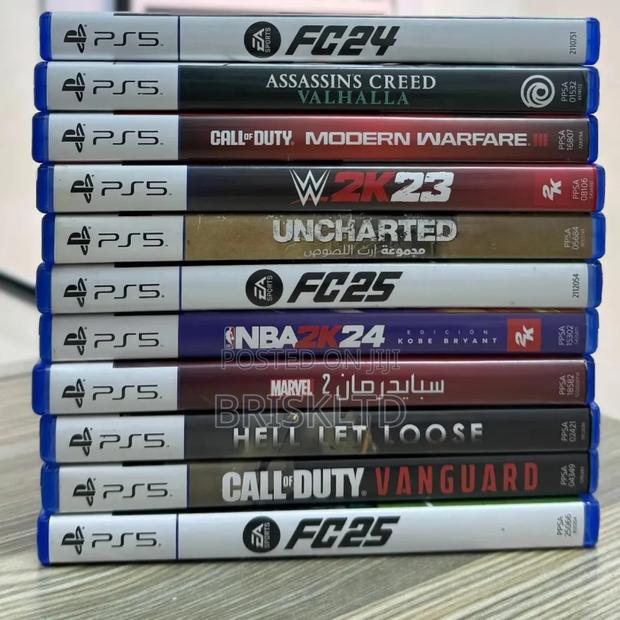 Playstation 5 Disk Games - main view