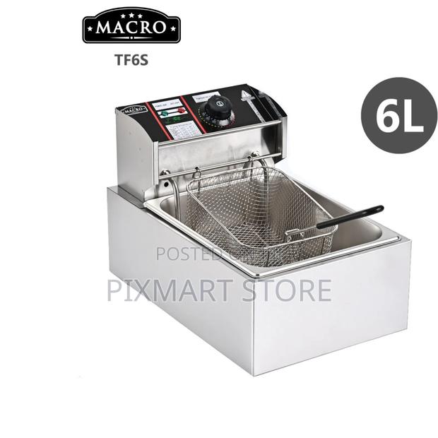 Nunix Macro 6l Stainless Steel Electric Deep Fryer - main view