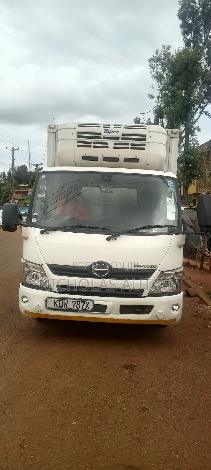 Hino Dutro Fridge 2019 White