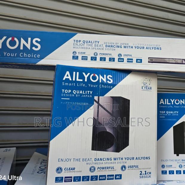 Ailyons Sb501k 2.1 Channel Multimedia Soundbar With Subwoofer