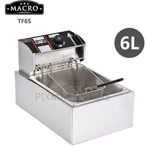 Nunix 6l Electric Deep Fryer Stainless Steel With Thermostat