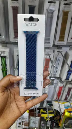 Milanese Loop Compatible With Apple Watch Band 42mm 44mm45mm -blue