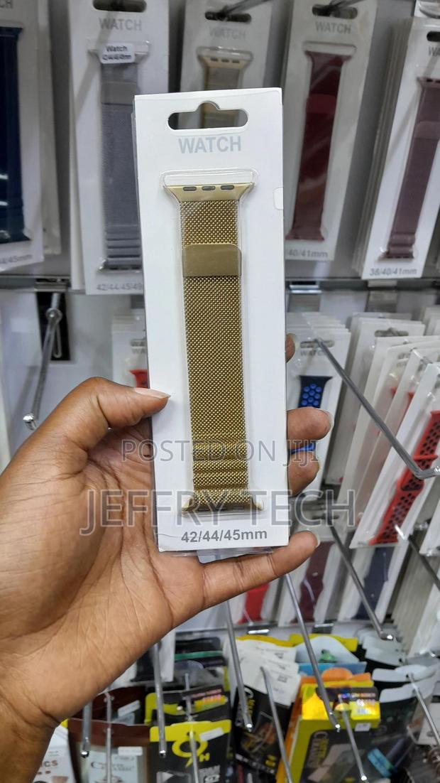 Milanese Loop Compatible With Apple Watch Band 42mm 45mm44mm -gold