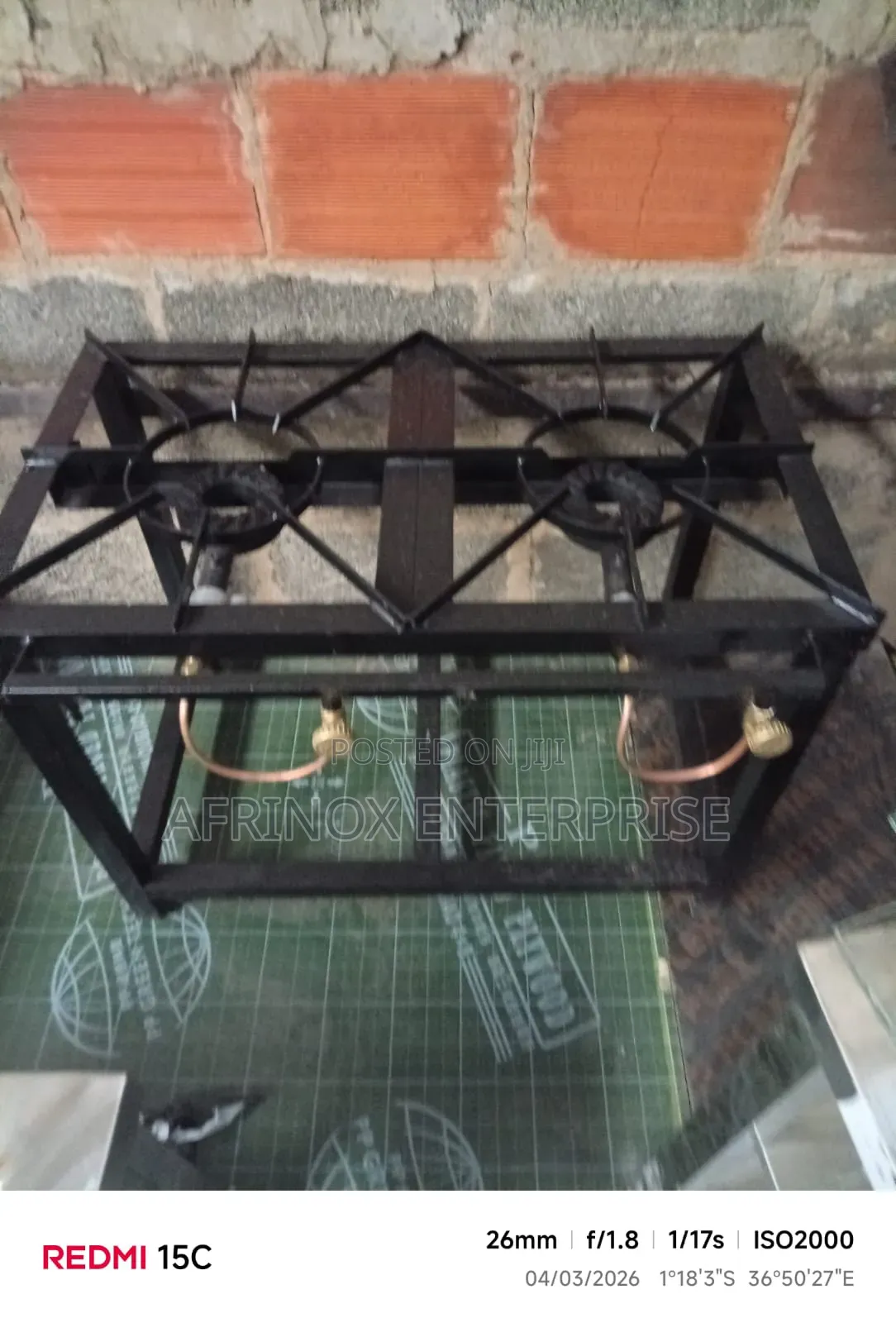Mild Steel 2 Burner Gas Cooker