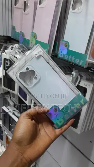 Nano Ag Glass Like Case for iPhone 15 Pro Max -White
