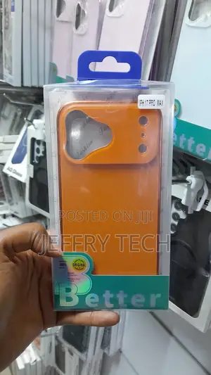 Asdio iPhone 17 Pro Max Back Cover Original Orange Glass Nano Ag