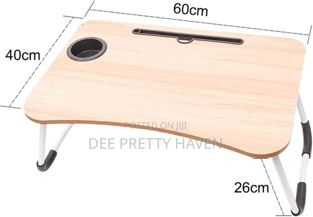 Folding Desk With Slot, Folding Table With Cup Slot - main view