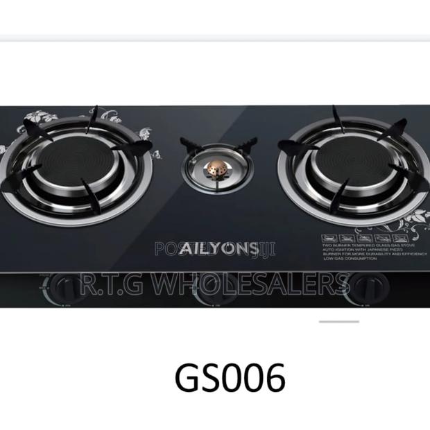 Ailyons 3 Burner Infrared Gas Cooker – Compact Efficient