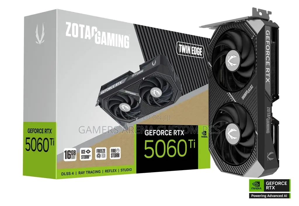 Zotac Nvidia Geforce RTX 5060 Ti Twin Edge 16gb Gddr7 Graphics Card