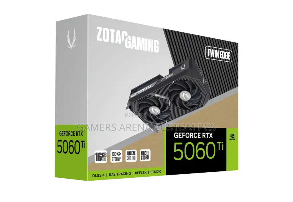 Zotac Nvidia Geforce RTX 5060 Ti Twin Edge 16gb Gddr7 Graphics Card