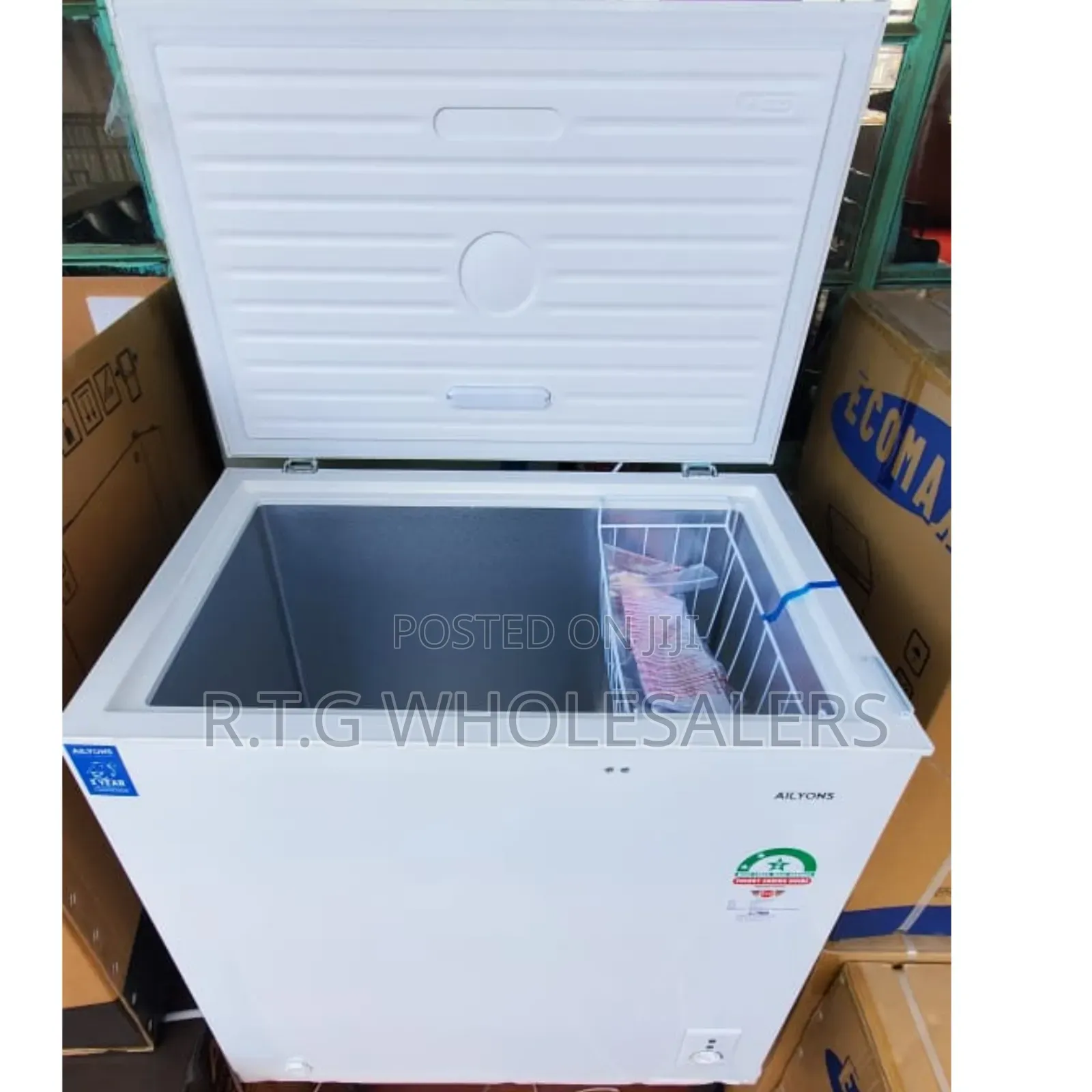 Ailyons 200l Chest Deep Freezer White