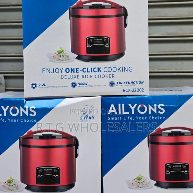 Ailyons Electric Rice Cooker – Automatic Cook Keep‐Warm