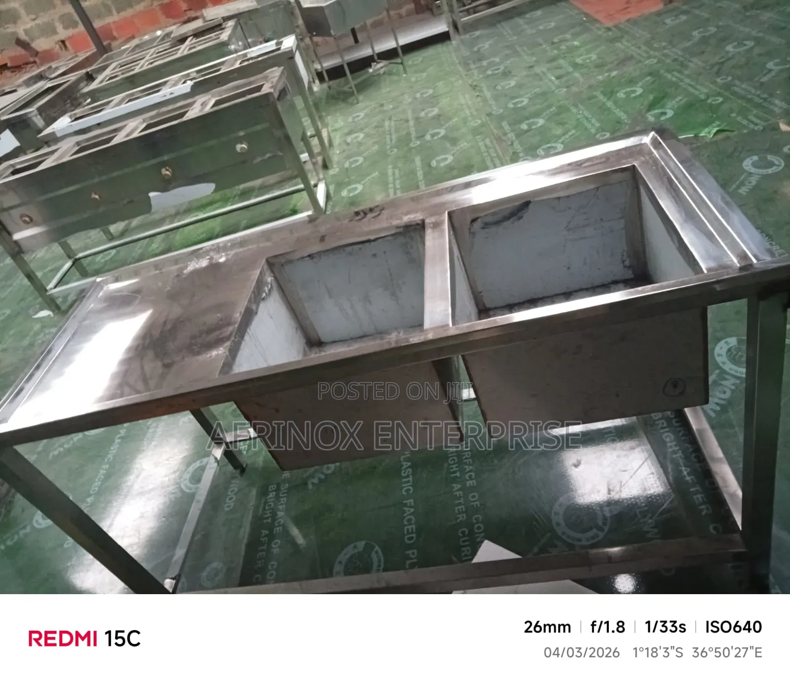 Stainless Steel Double Bowl Sink