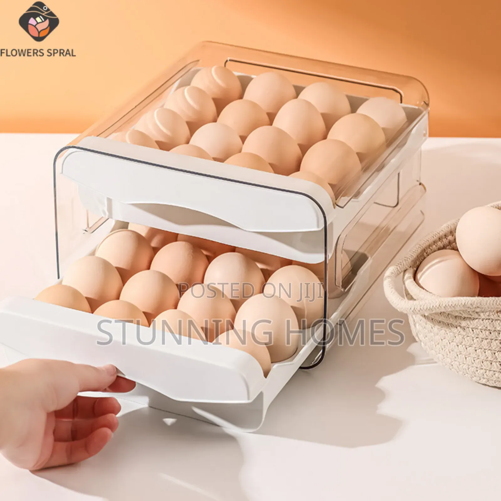 32 Grid Double Layered Egg  Rack